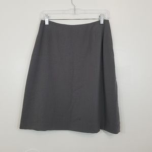Emporio Armani Gray Midi Skirt
